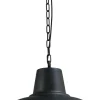 Masterlight Industrie Pendelleuchte in Schwarz Roter Metall Optik< Hängelampen|Industrie Lampen