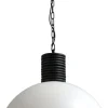 Hängelampen|Industrie Lampen*Masterlight Industrie Pendelleuchte Weiß Silber Ø60cm LARINO