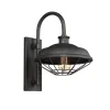 Elstead Industrie Wandlampe ALVER Anthrazit Metallic B30cm< Wandleuchten|Küchenlampen