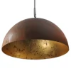 Hängelampen|Esszimmer Lampen*Masterlight Industrie/Fabrik Hängeleuchte rost/gold Ø100cm