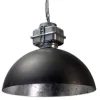 Hängelampen|Esszimmer Lampen*Masterlight Industrieleuchte Hängeleuchte schwarz/silber Ø80cm