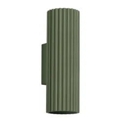 Sollux Innenwandlampe klein H: 20 cm Grün GU10 2-flammig Up Down< Flurlampen|Wohnzimmerlampen