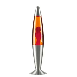 Easylight JENNY Lavalampe Orange Wachs Rot 42cm hoch Retro< Retro Lampen|Lavalampen