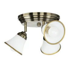 Glaslampen|Jugendstil Lampen*Easylight Jugendstil Deckenlampe 3xE14 Ø40cm drehbar GRANDO