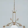 Hängelampen|Jugendstil Lampen*Berliner Messingleuchten Jugendstil Hängeleuchte