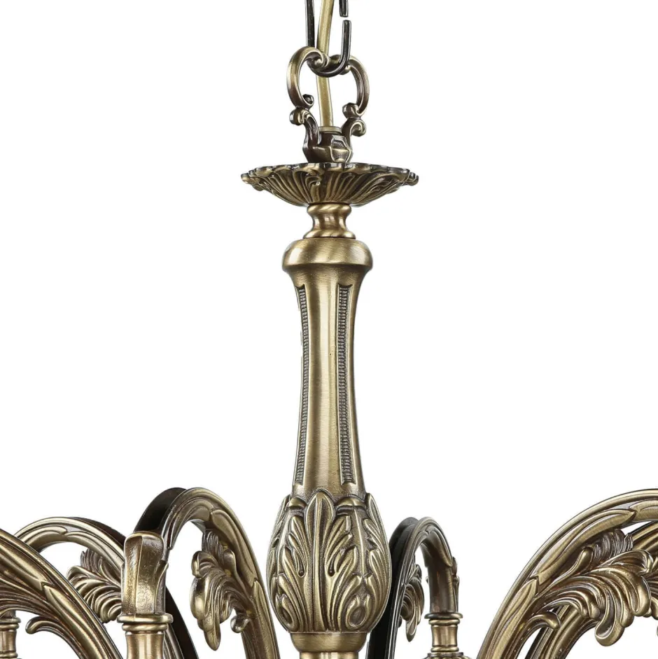 Giovanni Battista Jugendstil Kronleuchter Esszimmer< Glaslampen|Metall Lampen