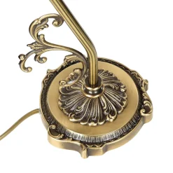 Giovanni Battista Jugendstil Nachttischleuchte Beatrice< Glaslampen|Metall Lampen