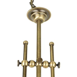 Giovanni Battista Jugendstil Profi Billardtischlampe E27 Weiß Esszimmer< Glaslampen|Messinglampen