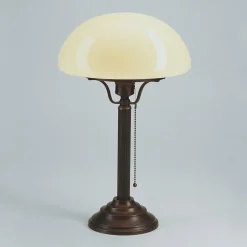 Berliner Messingleuchten Jugendstil Tischleuchte Antikes Messing Z1< Tischlampen|Schlafzimmer Lampen