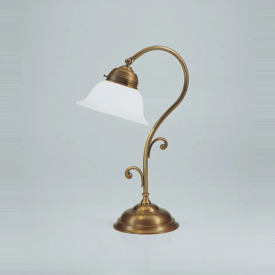 Tischlampen|Schlafzimmer Lampen*Berliner Messingleuchten Jugendstil Tischleuchte aus Berliner Messing Q5