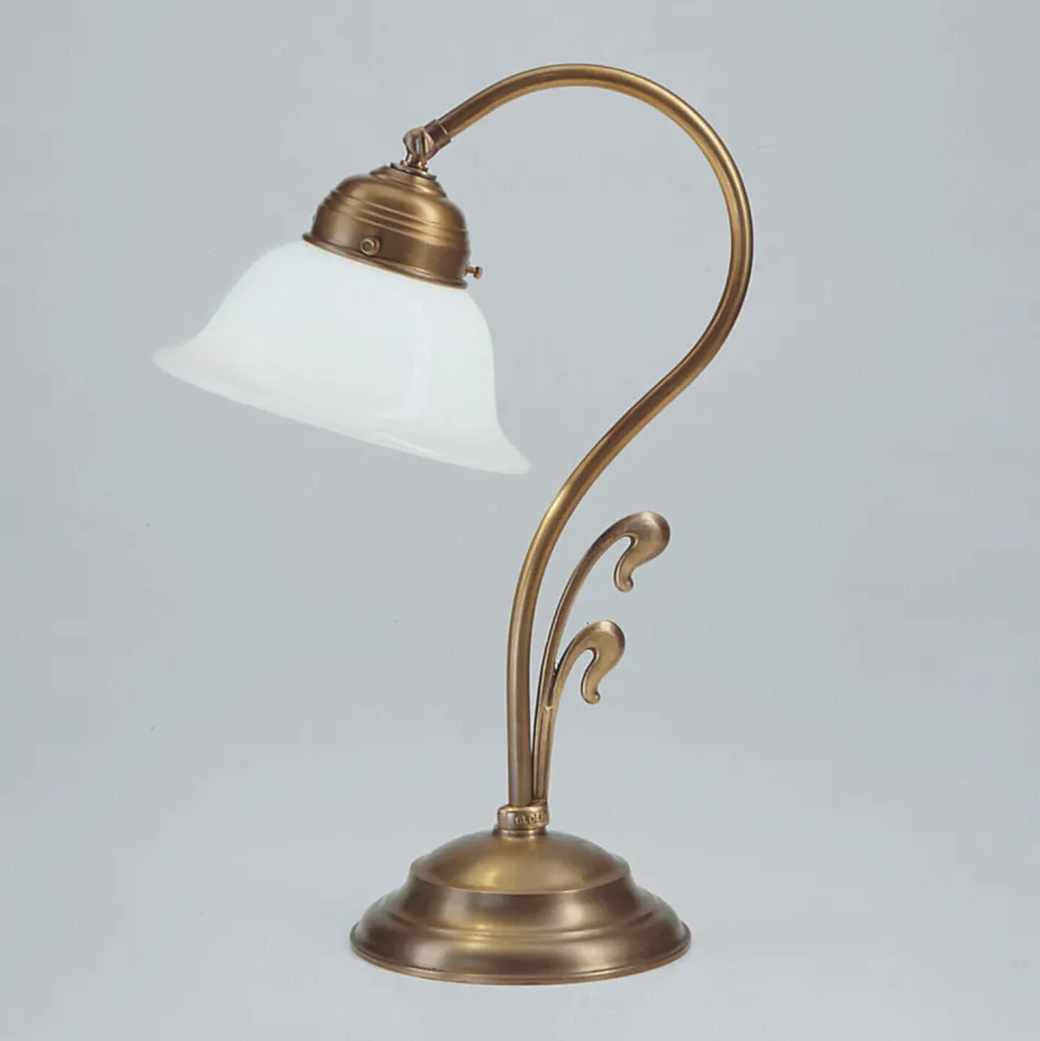 Tischlampen|Schlafzimmer Lampen*Berliner Messingleuchten Jugendstil Tischleuchte aus Berliner Messing Q6