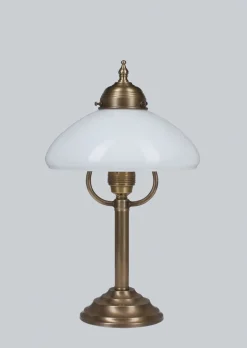 Berliner Messingleuchten Jugendstil Tischleuchte Berliner Messing V23< Metall Lampen|Messinglampen