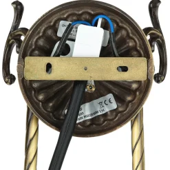 Giovanni Battista Jugendstil Wandlampe Bronze Hell< Metall Lampen|Messinglampen