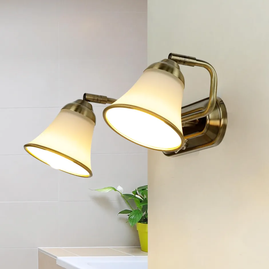 Easylight Jugendstil Wandlampe drehbar GRANDO Spiegelleuchte< Wandleuchten|Küchenlampen