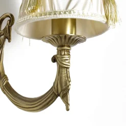 Giovanni Battista Jugendstil Wandleuchte Wandlampe Weiß< Wandleuchten|Schlafzimmer Lampen