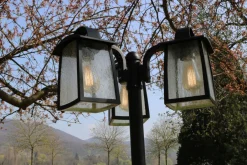 Eco-Light Kandelaber Aluminium Glas E27 IP44 195 cm Vintage< Vintage Lampen|Metall Lampen