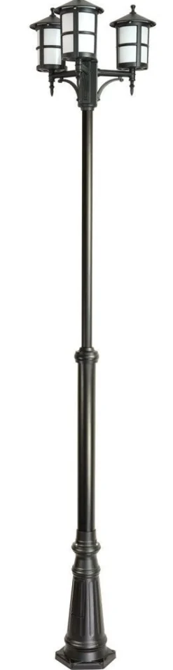 Außenleuchten Antik|Gartenlaternen*SU-MA Kandelaber Garten 1,8-2,8m Rustikal 3x E27