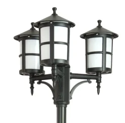 Außenleuchten Antik|Gartenlaternen*SU-MA Kandelaber Garten 1,8-2,8m Rustikal 3x E27