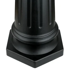 Vintage Lampen|Wegeleuchten*Elstead Kandelaber Schwarz 227cm hoch Rustikal LEADWORTH