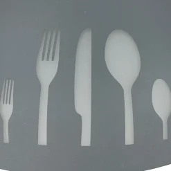 Lamkur Küchenlampe Retro Glas mit Motiv Ø30cm< Hängelampen|Esszimmer Lampen