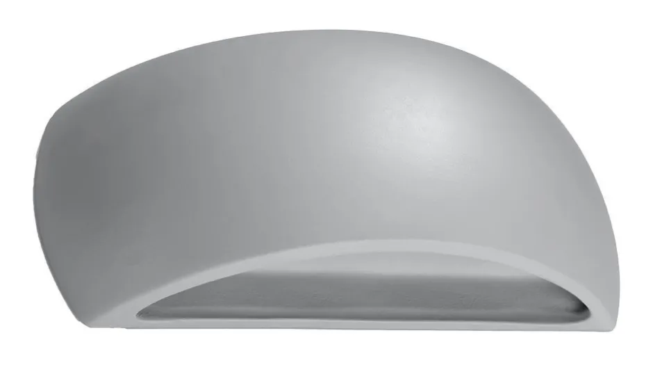 Sollux Keramik Wandlampe Up Down Grau indirekt 32 cm G9< Wandleuchten|Flurlampen