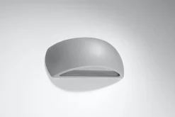 Sollux Keramik Wandlampe Up Down Grau indirekt 32 cm G9< Wandleuchten|Flurlampen