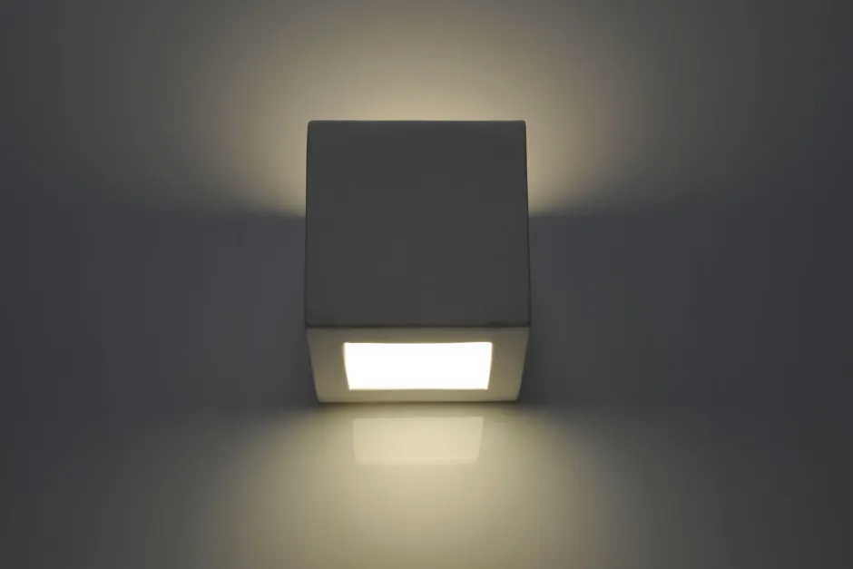 Wandleuchten|Flurlampen*Sollux Keramik Wandleuchte bemalbar