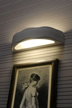 Wandleuchten|Flurlampen*Sollux Keramik Wandleuchte Weiß bemalbar Up Down