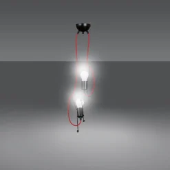 Emibig Kinderzimmerlampe Bobby Schwarz Rot Abenteuer<Kinder Kinderzimmerlampen|Kinderlampen