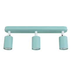 TK Lighting Kinderzimmerlampe Decke Mint L: 52 cm Metall 3-flammig GU10<Kinder Kinderzimmerlampen|Kinderlampen