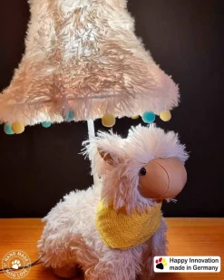 Wohnzimmerlampen|Kinderzimmerlampen*Happy Lamps Kinderzimmerleuchte LED 48 cm hoch Alpaka vegan niedlich