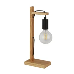 Kinderzimmerlampen|Kinderlampen*Searchlight Kinderzimmerleuchte Tisch Natur Schwarz E27 42,5 cm