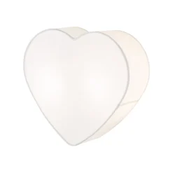 Deckenleuchten|Kinderzimmerlampen*TK Lighting Kinderzimmerleuchte Weiß L: 42 cm Stoff 2x E27 Herz