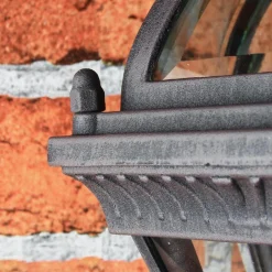 Rustikale Lampen|Rustikale Außenleuchten*Searchlight Klassische Außenwandlampe in antik braun