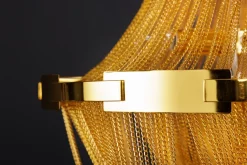 Hängelampen|Bürolampen*Invicta Interior Klassische Hängelampe Metall in Gold Ø70 cm E14 elegant