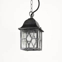 Außenleuchten Antik|Gartenlaternen*Searchlight Klassische Pendelleuchte in antik silber