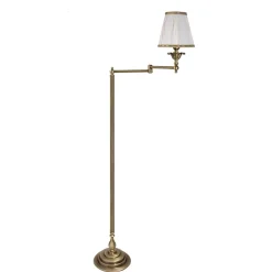 Giovanni Battista Klassische Stehleuchte E14 London Weiß< Lampen Aus Aller Welt|Stofflampen