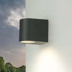 Easylight Kleine Außenlampe Garten H:7cm Anthrazit AALBORG< Moderne Lampen|Moderne Außenleuchten