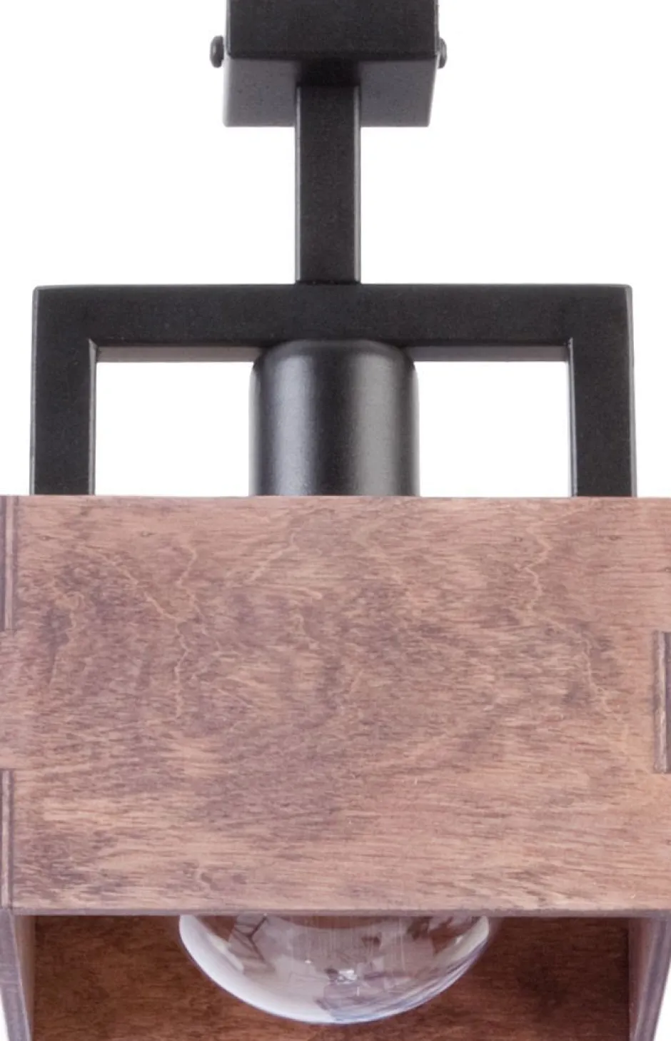 Sigma Kleine Deckenlampe Metall Holz B:16 cm E27 gemütlich< Deckenleuchten|Flurlampen