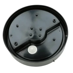 Nowodvorski Kleine Deckenlampe Schwarz Gold Ø18cm rund IP44 E27< Moderne Lampen|Feuchtraumleuchten