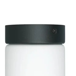 Nowodvorski Kleine Deckenleuchte Weiß Schwarz Glasschirm IP44< Glaslampen|Feuchtraumleuchten