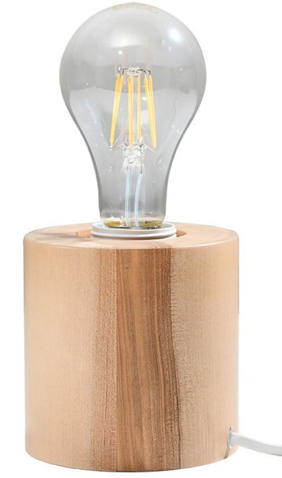 Sollux Kleine Holzlampe rund Ø10cm H:10cm für E27 dekorativ< Holzlampen|Moderne Lampen