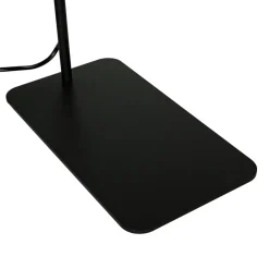 Nowodvorski Kleine Stehlampe Schwarz Gold 124cm Modern flexibel< Moderne Lampen|Wohnzimmerlampen