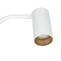 Moderne Lampen|Wohnzimmerlampen*Nowodvorski Kleine Stehlampe Weiß 124cm Modern flexibel GU10 Metall