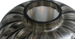 Glaslampen|Stehlampen*Masterlight Kleine Stehleuchte Glas Metall 138 cm Schwarz E27