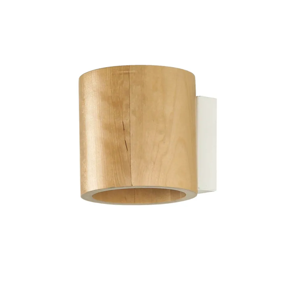 Sollux Kleine Wandlampe Holz Up Down G9 wohnlich VALERYA Flur< Wohnzimmerlampen|Holzlampen