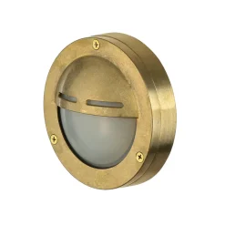 Lido Kleine Wandleuchte AGIA Messing Maritim IP64 Haus< Außenwandleuchten|Rustikale Lampen