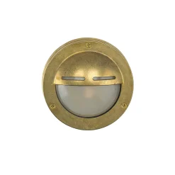 Lido Kleine Wandleuchte AGIA Messing Maritim IP64 Haus< Außenwandleuchten|Rustikale Lampen