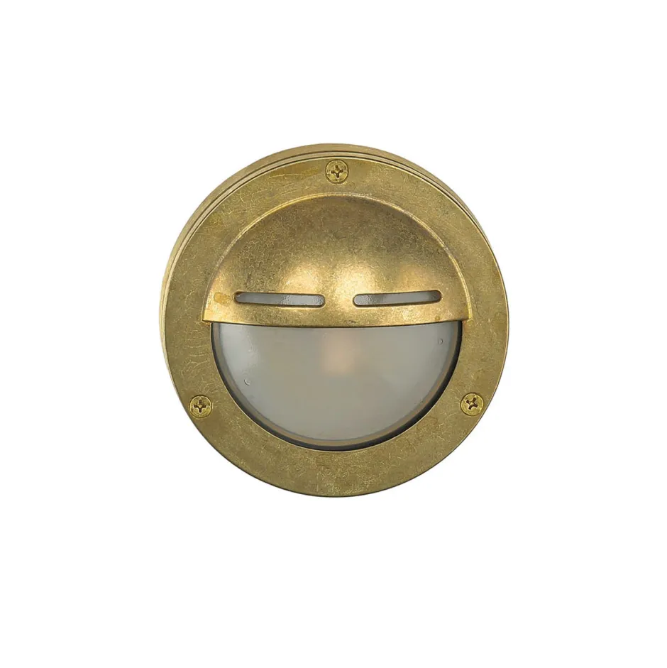 Lido Kleine Wandleuchte AGIA Messing Maritim IP64 Haus< Außenwandleuchten|Rustikale Lampen