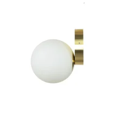 Wandleuchten|Flurlampen*Easylight Kleine Wandleuchte rund Kugel Schirm Glas IP44